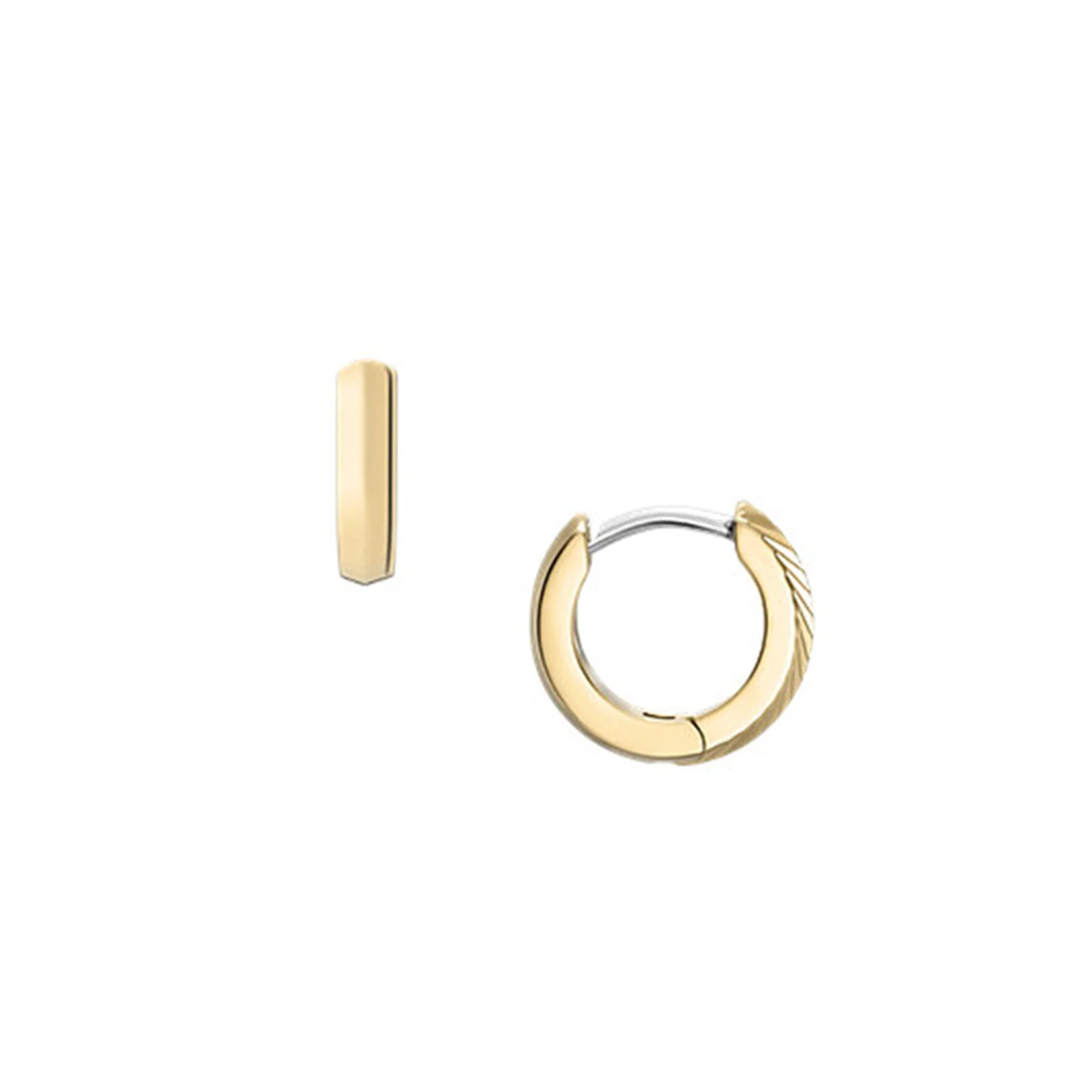 Fossil Harlow Gold Coloured Stainless Steel Earrings JF04912710 - Image 3