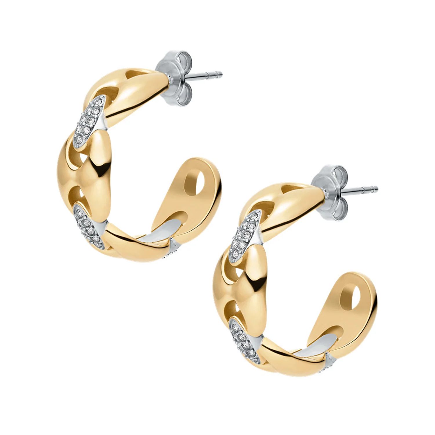 Fossil Heritage Stainless Steel Earrings JF04930998 - Image 5