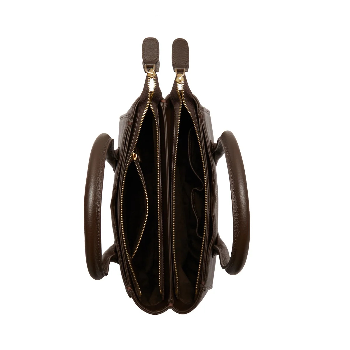 Isabel Bernard Honoré Cloe Midi brown calfskin leather handbag IB25082-031 - Image 6