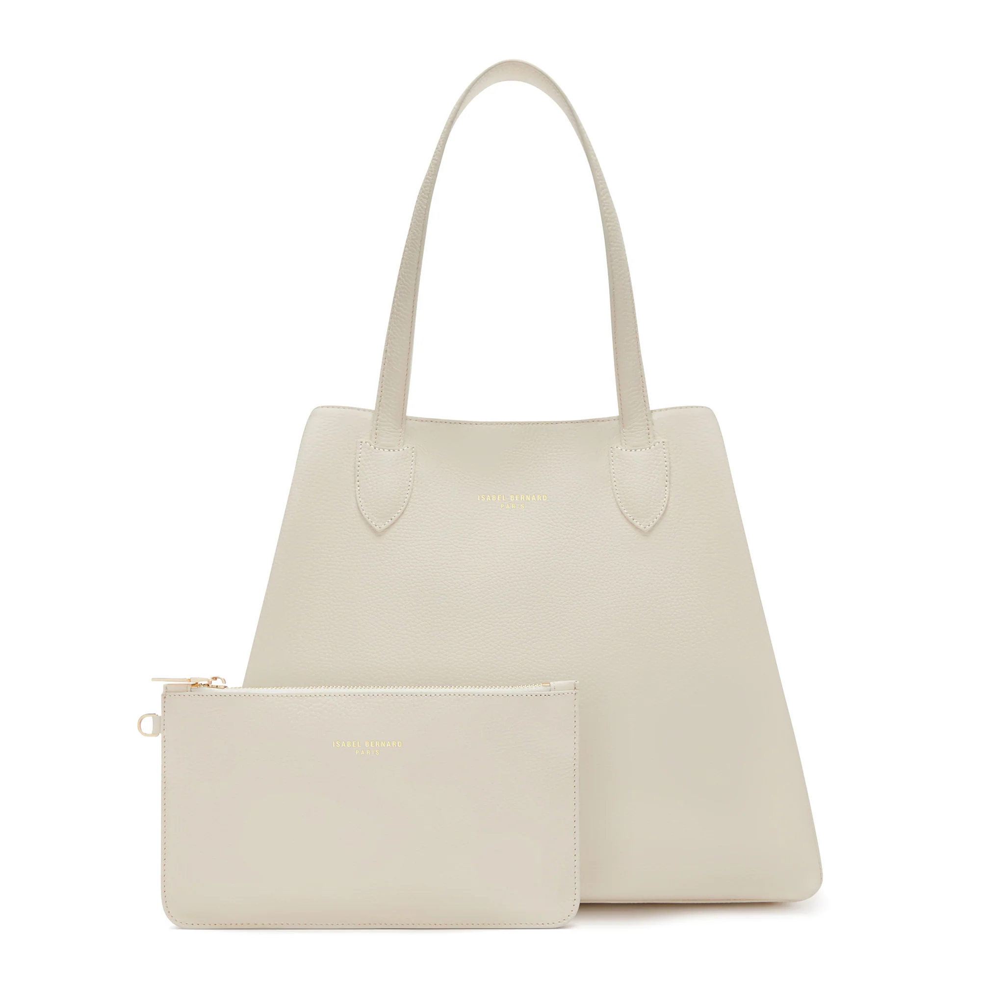 Isabel Bernard Honoré Francine Crème Kalfsleren Shopper IB25048 - Image 4