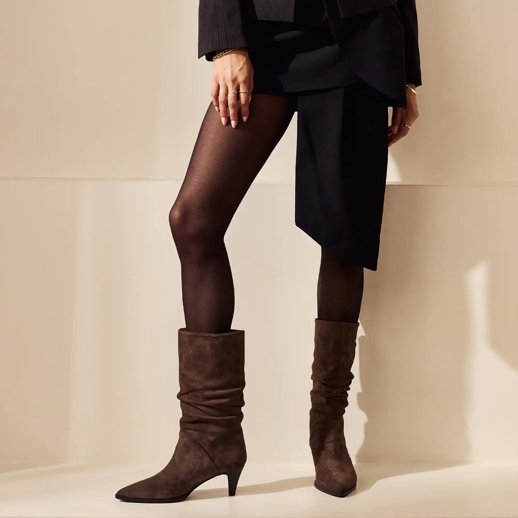 Isabel Bernard Vendôme Margot Brown Suede Boots IB54005-130-37 - Image 3