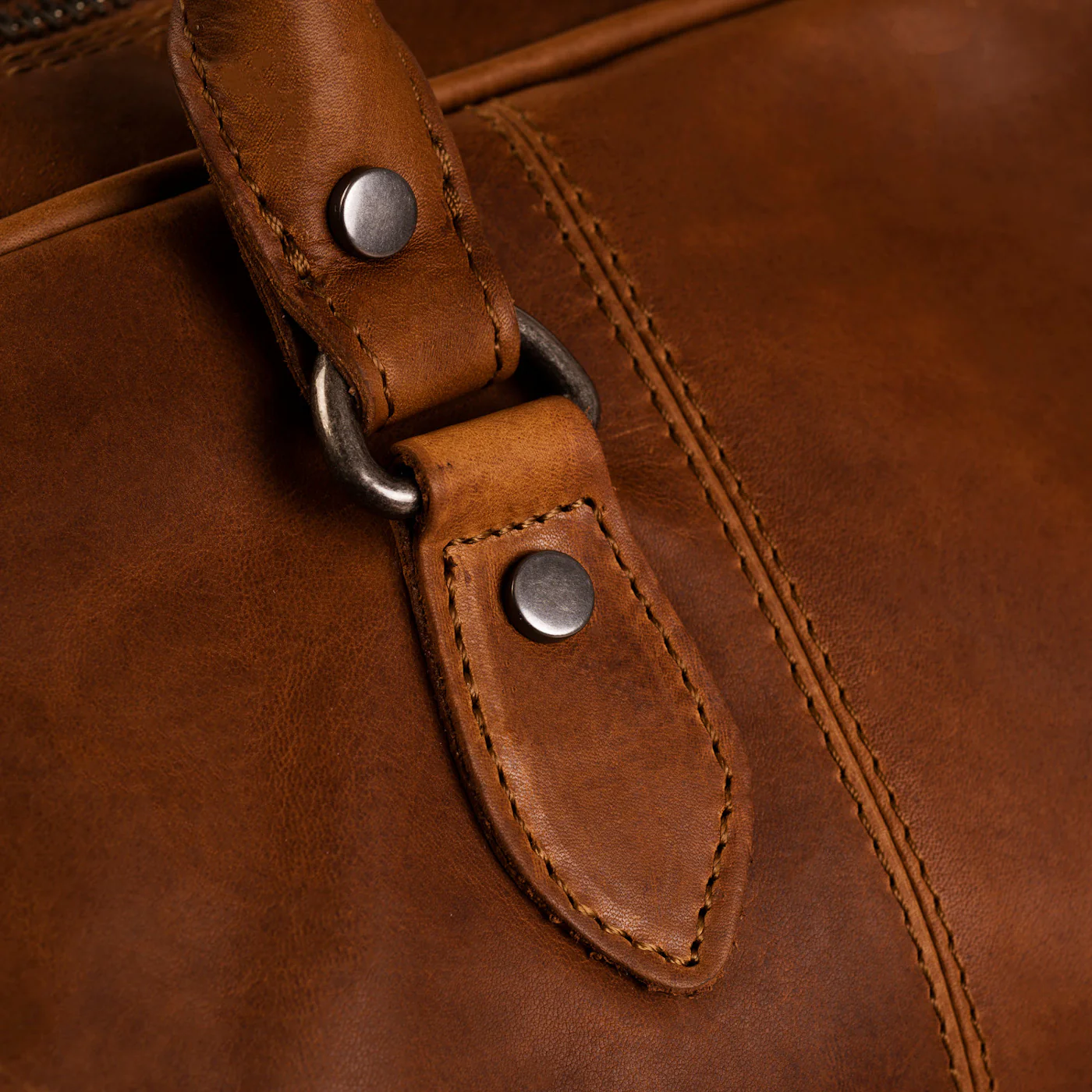 The Chesterfield Brand Liam Cognac Travel Bag C20.001331 - Image 5